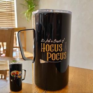 Disney It's Just a Bunch of HOCUS POCUS Black Stainless Steel Tumbler BRAND NEW!
